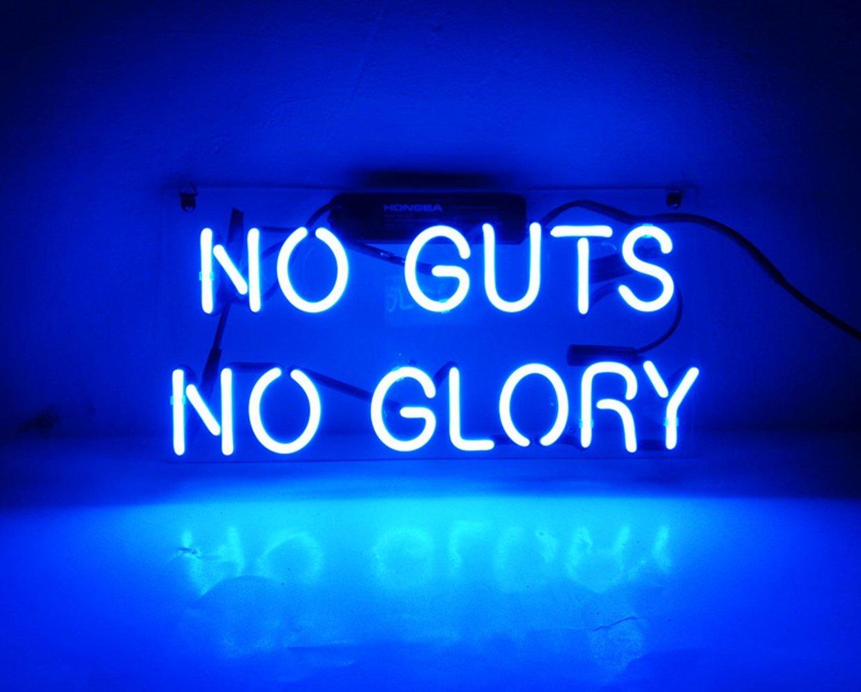 image de neon indiquant no gut no glory