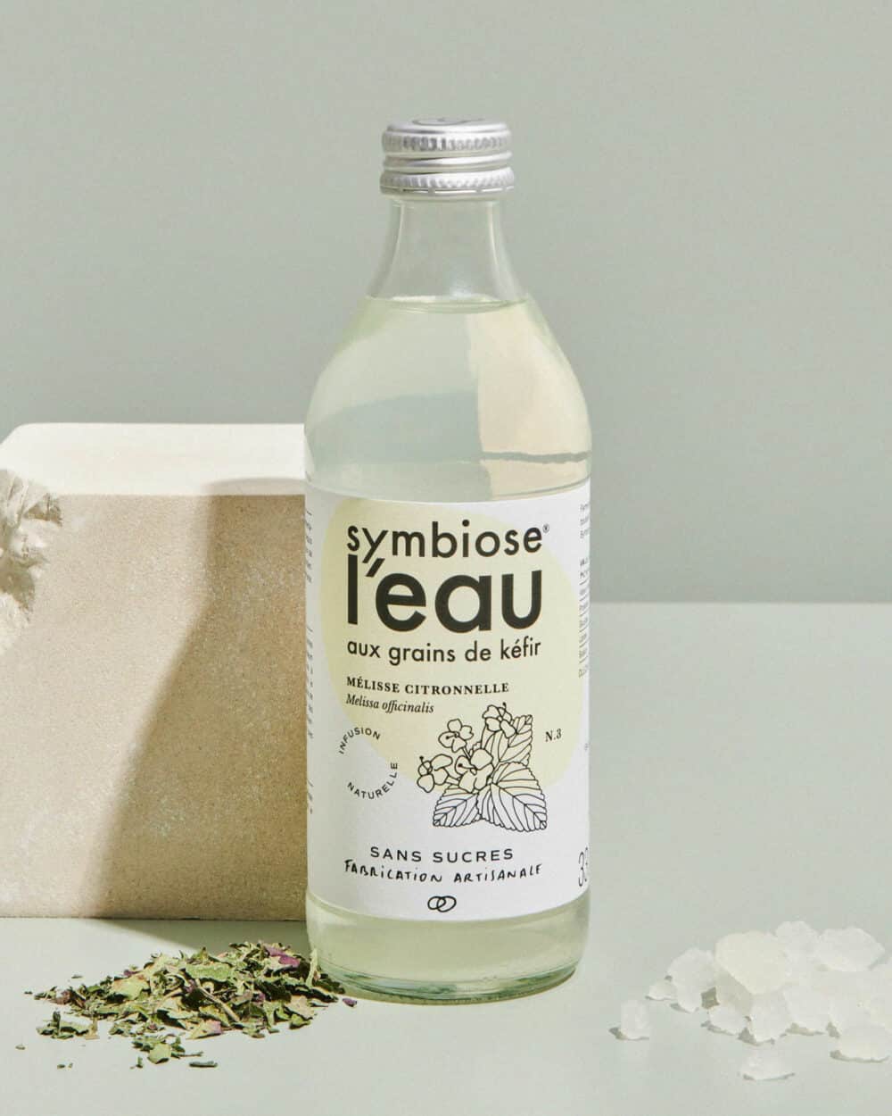 Eau probiotique Mélisse Citronnelle