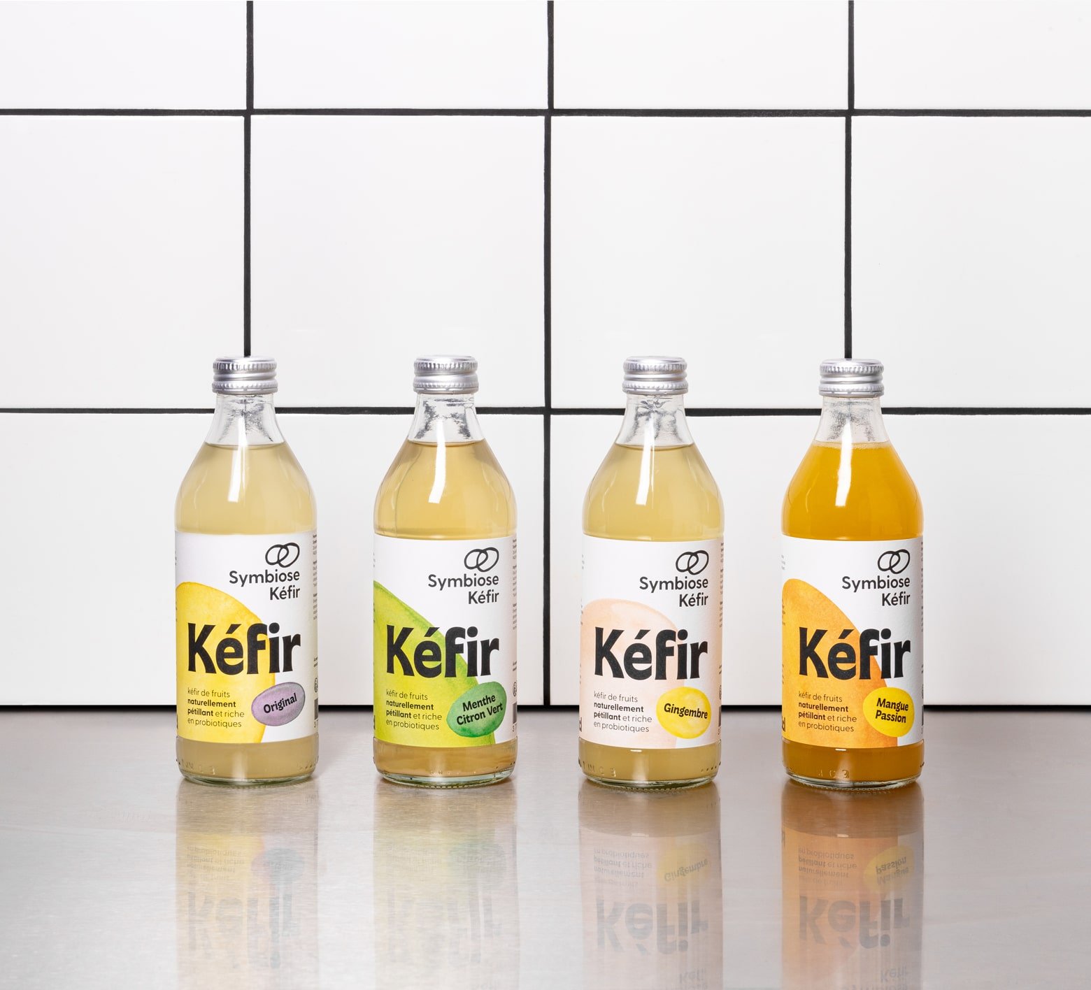 Kéfir de fruits, bio, naturellement riche en probiotiques gamme kefir symbiose kefir