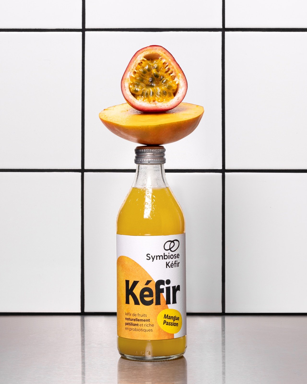 Kéfir De Fruits Bio Et Riche En Probiotique